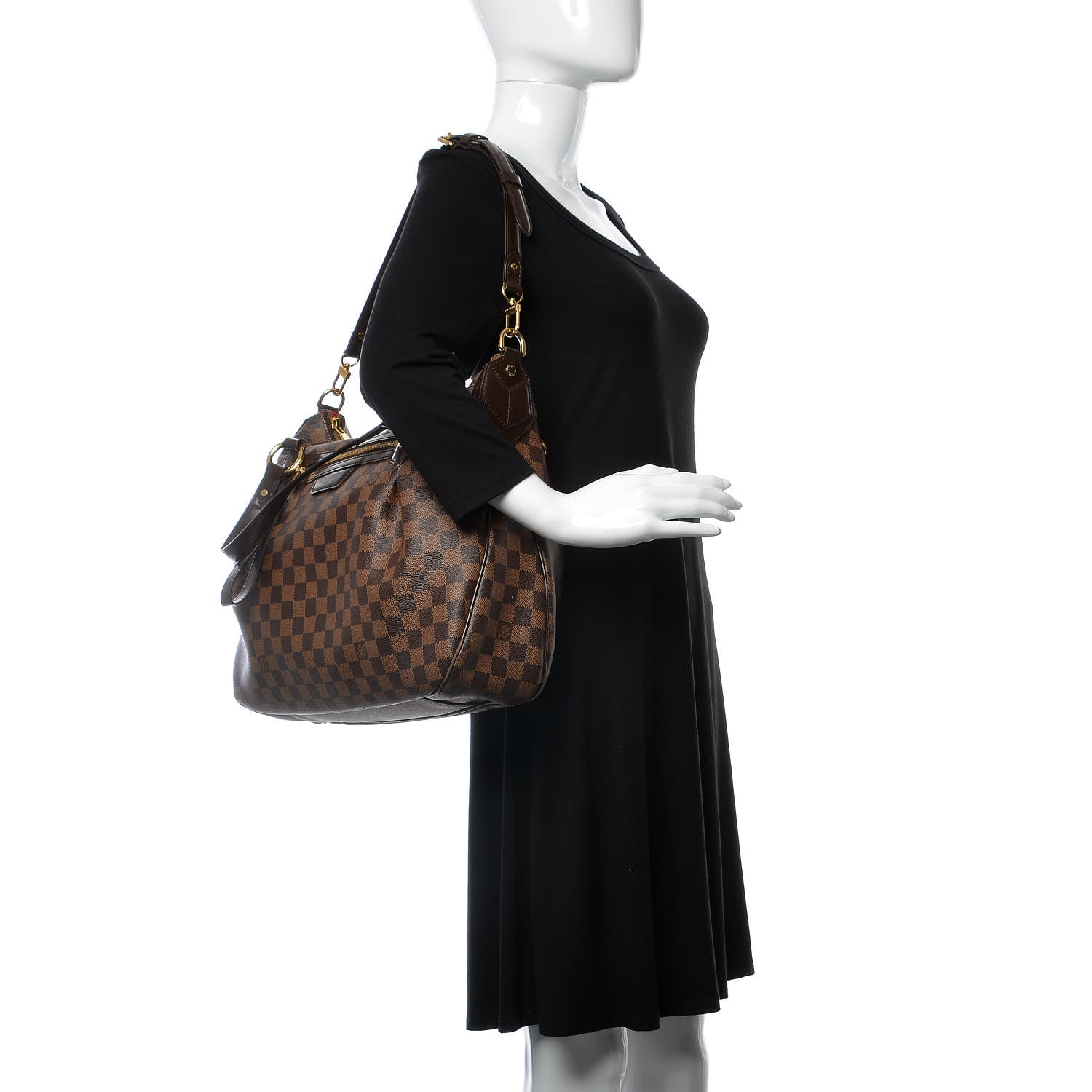 Louis Vuitton Damier Ebene Evora MM 2 of 17
