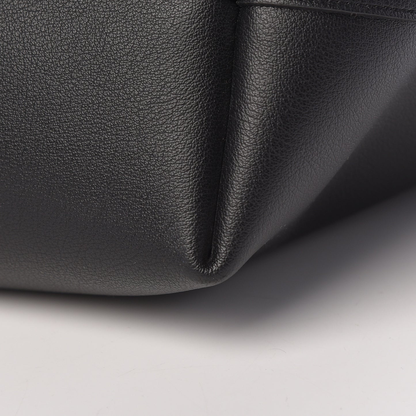 Calfskin Large Shopping Tote Black
