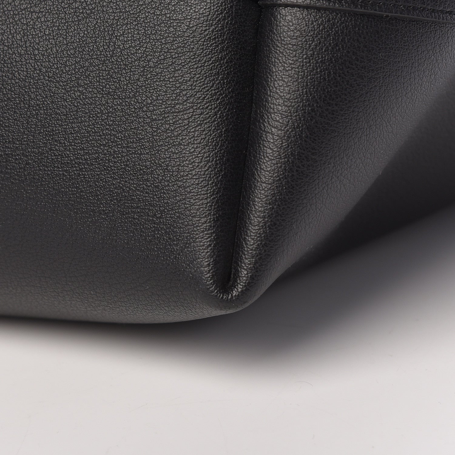 Saint Laurent Calfskin Large Shopping Tote Black 12 of 13