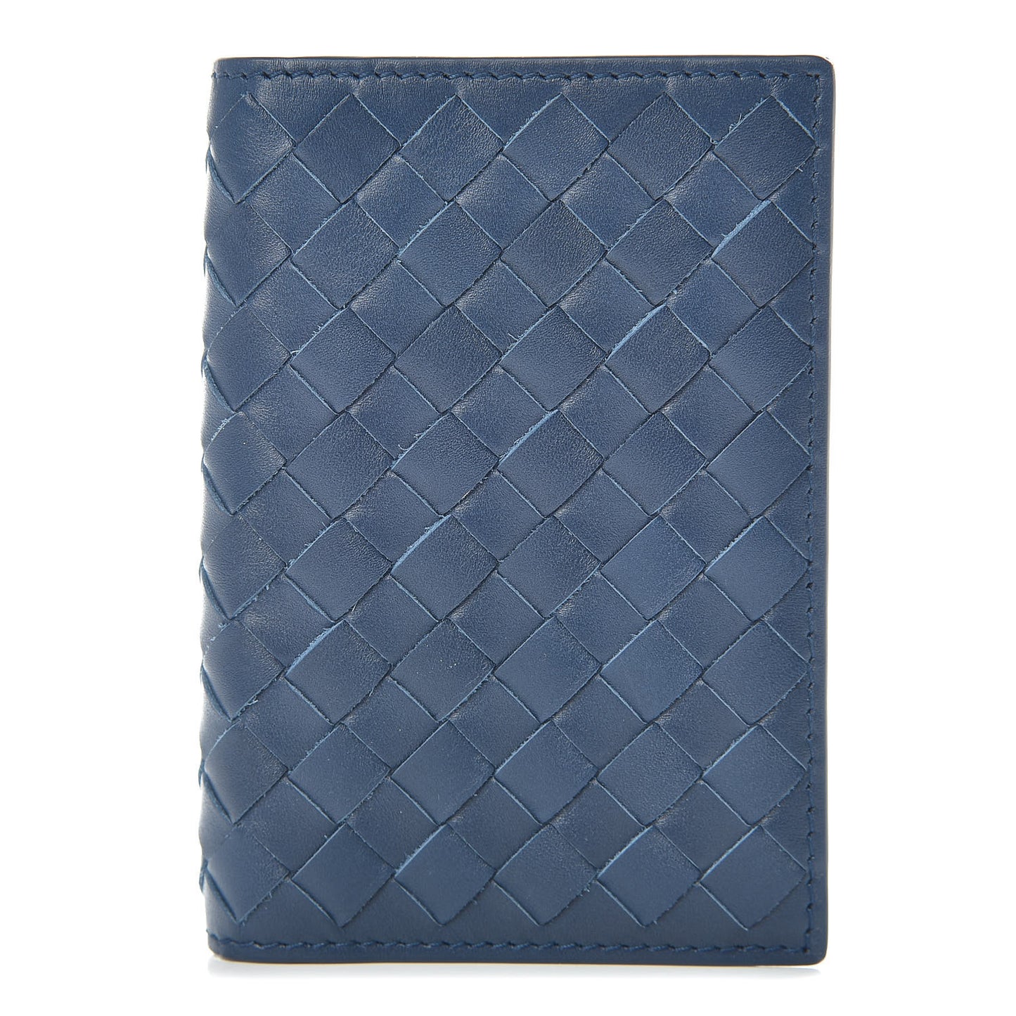 Intrecciato VN Card Case Blue