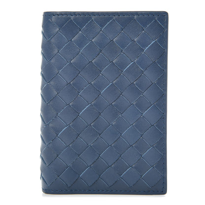 Bottega Veneta Intrecciato VN Card Case Blue 1 of 8
