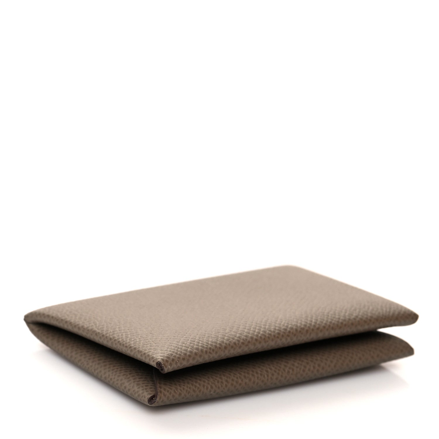 Hermes Epsom Calvi Card Case Etoupe 4 of 9