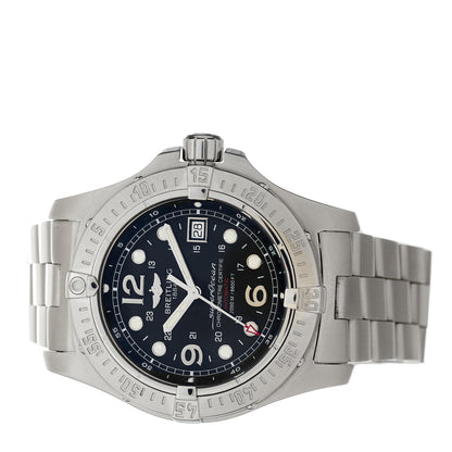 Breitling Stainless Steel 44mm Superocean Steelfish Automatic Watch Blue A17390 2 of 4