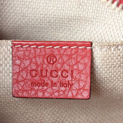 Gucci Pebbled Calfskin Small Soho Disco Bag Tabasco Red 6 of 8