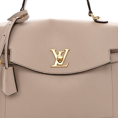 Louis Vuitton Soft Calfskin Lockme Ever MM Greige 7 of 11