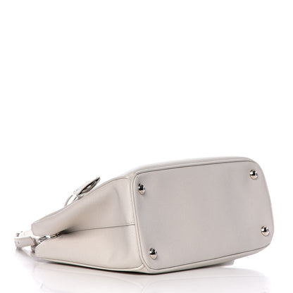 Prada Saffiano Lux Small Double Zip Tote Talco 4 of 10