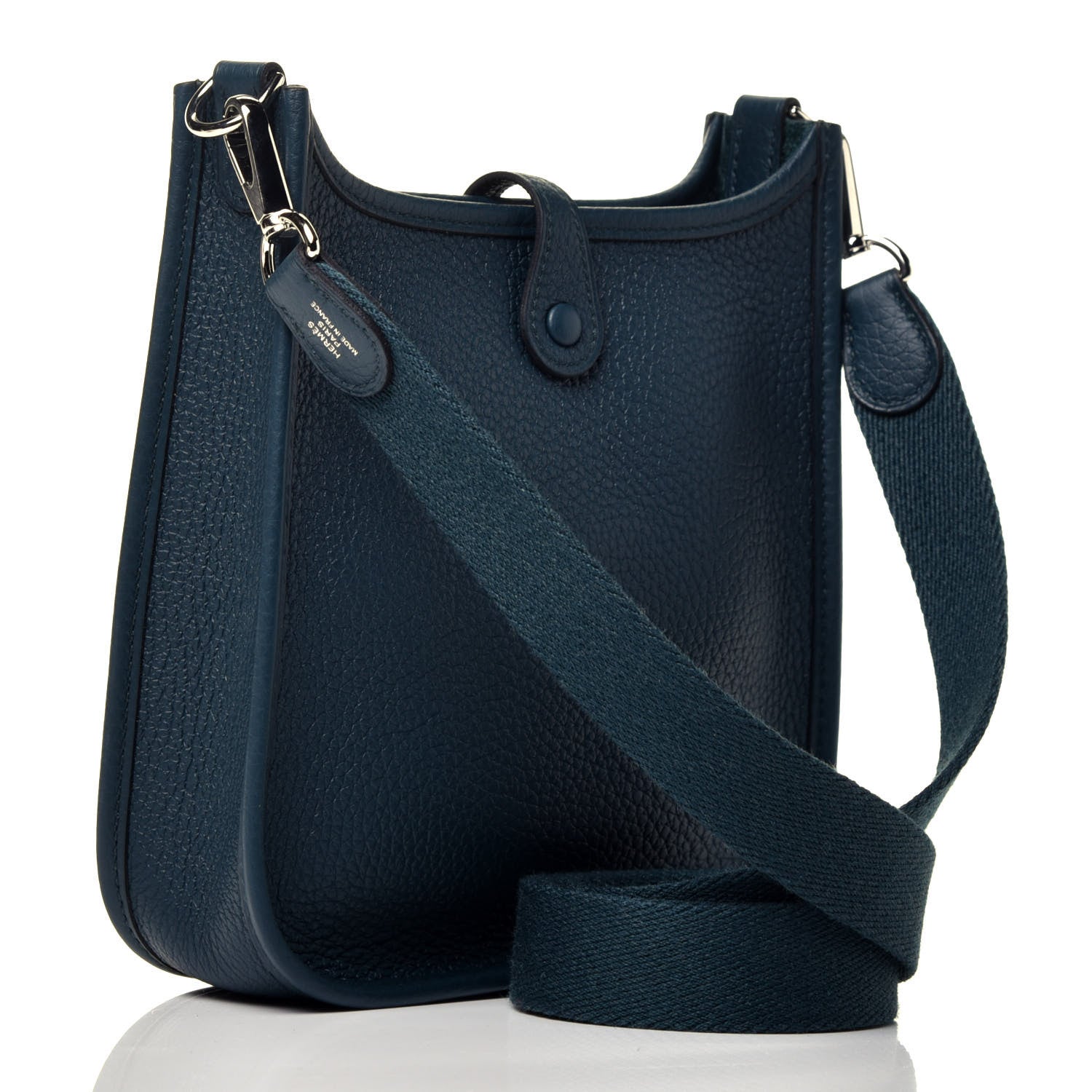 Hermes Taurillon Clemence Amazone Evelyne TPM Vert Cypress 3 of 9