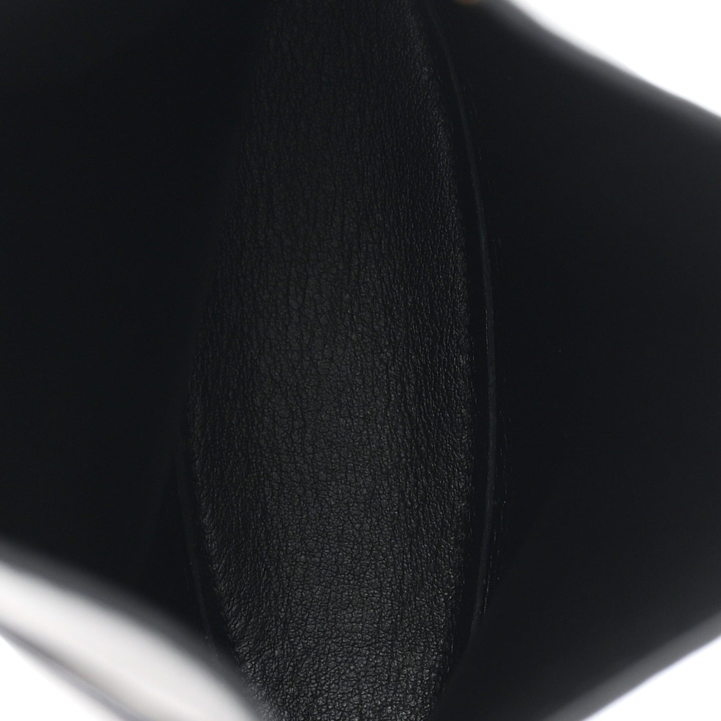 Smooth Calfskin Dice Pocket Black