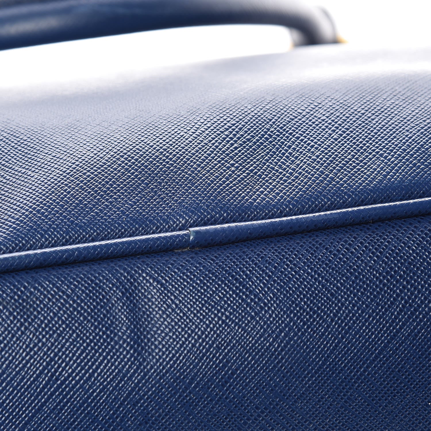 Prada Saffiano Lux Large Tote Bluette 19 of 25