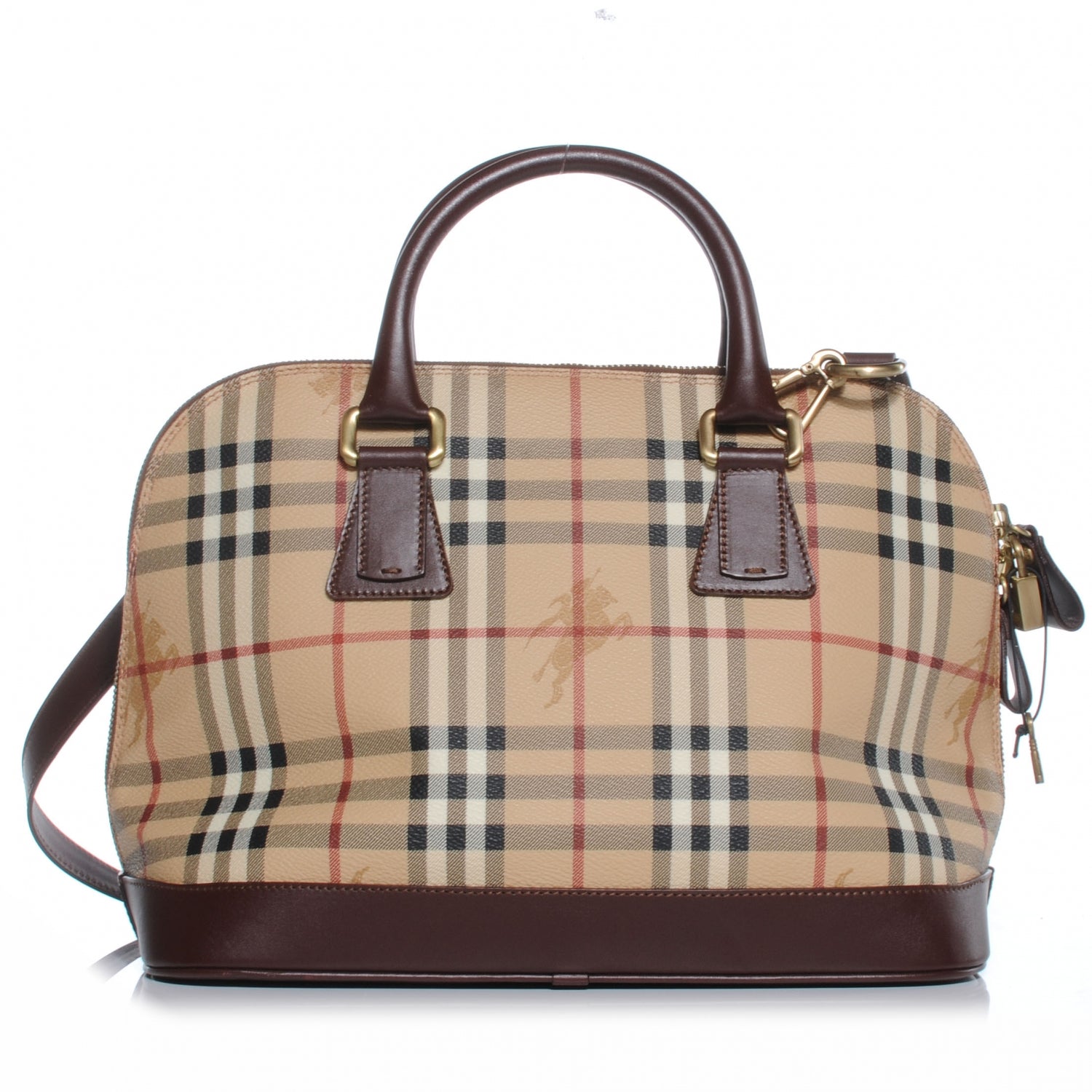 Burberry Haymarket Check Picadilly Bowler 1 of 7