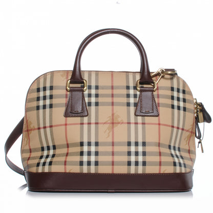 Burberry Haymarket Check Picadilly Bowler 1 of 7