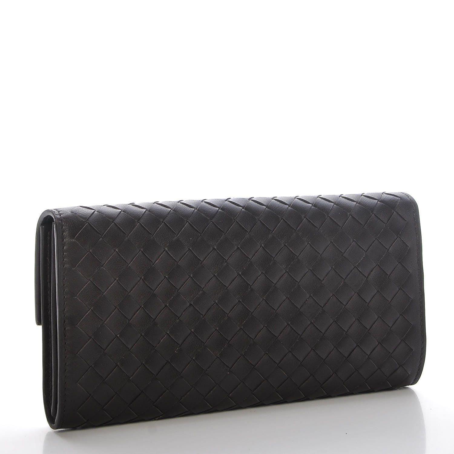 Bottega Veneta Nappa Intrecciato Continental Wallet Ebano 3 of 8