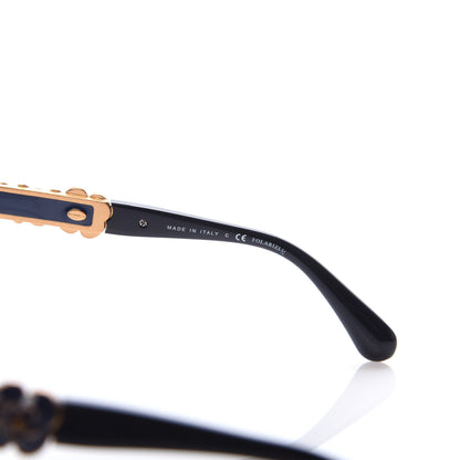 Chanel Acetate Bijou Cat Eye Polarized Sunglasses 5354 Black 6 of 8