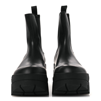 Balenciaga Smooth Calfskin Bulldozer Chelsea Boots 40 Black 3 of 12
