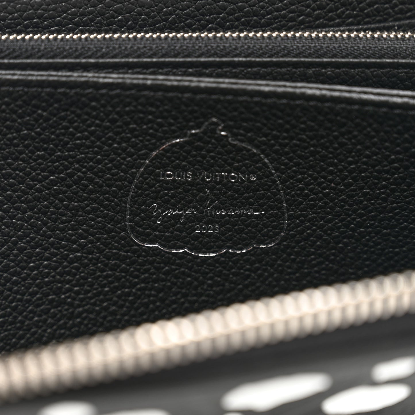LV X YK Empreinte Zippy Wallet Black White