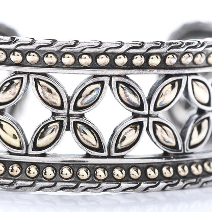 John Hardy Sterling Silver 18K Yellow Gold Kawung Cuff Bracelet 7 of 7