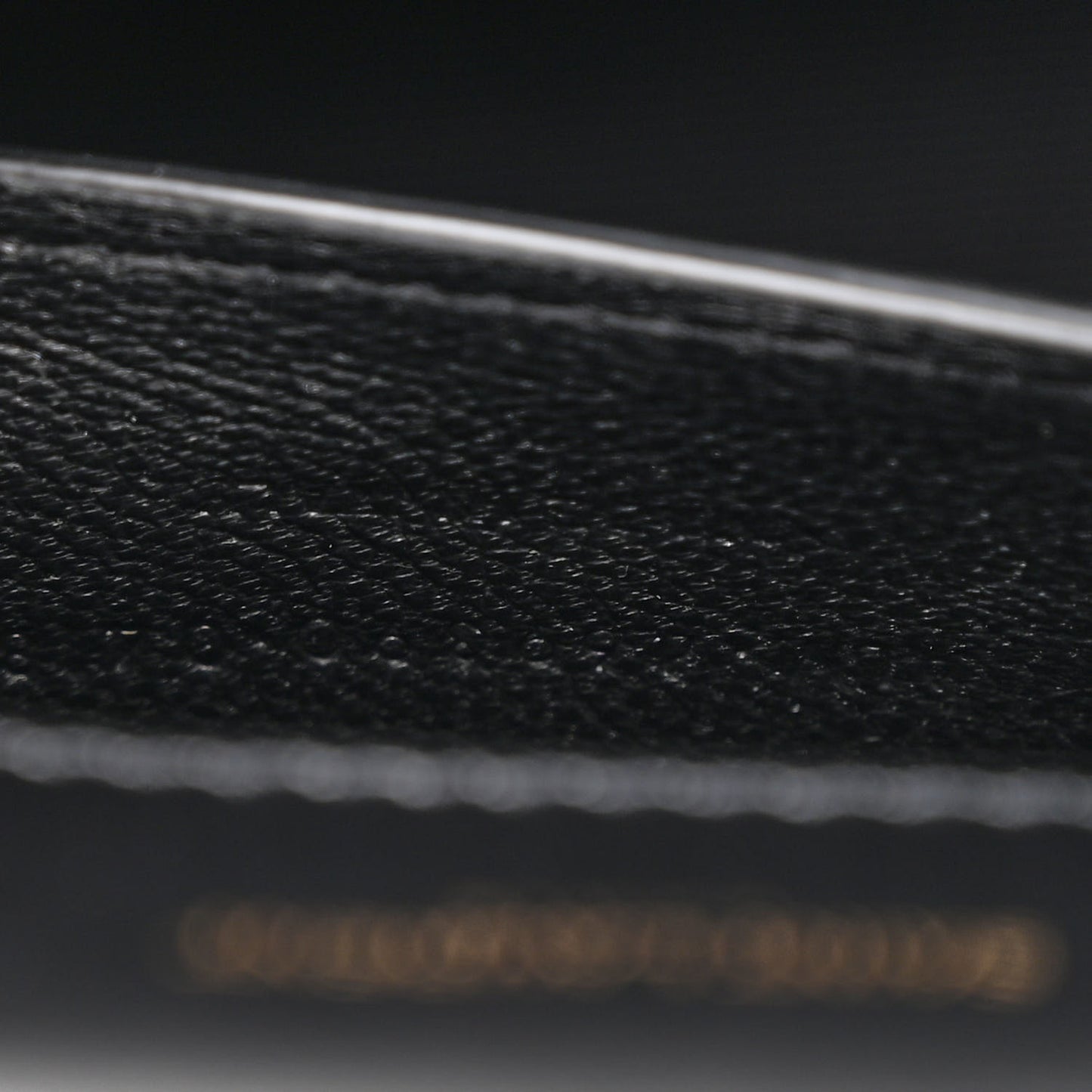 Metallic Calfskin Striped Small Monogram Kate Satchel Black Red