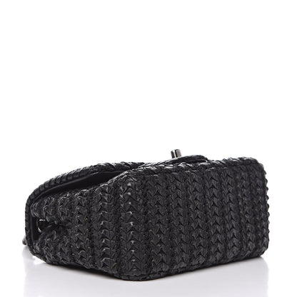 Chanel Lambskin Embroidered Mini Flap Black 4 of 12