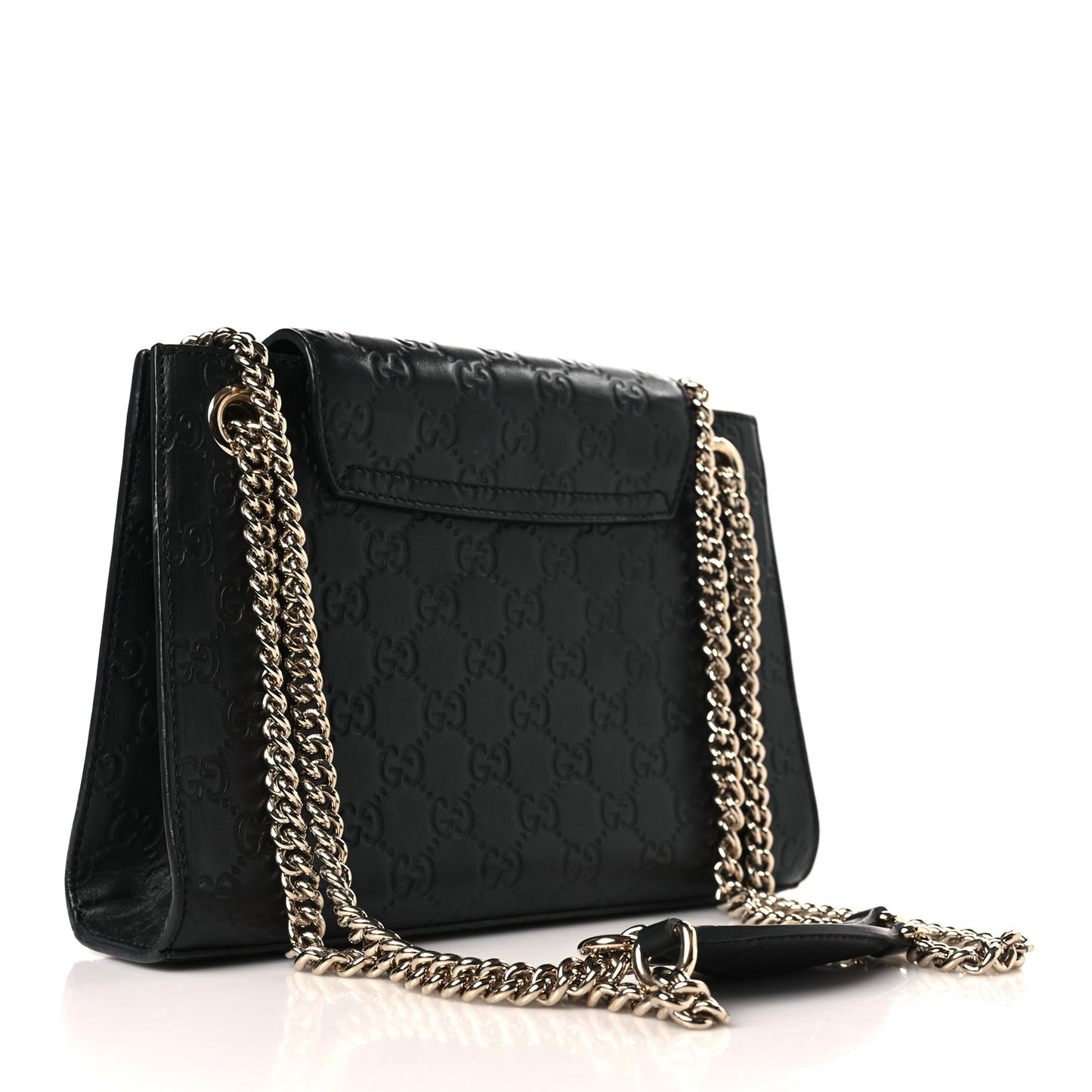 Guccissima Small Emily Shoulder Bag Black