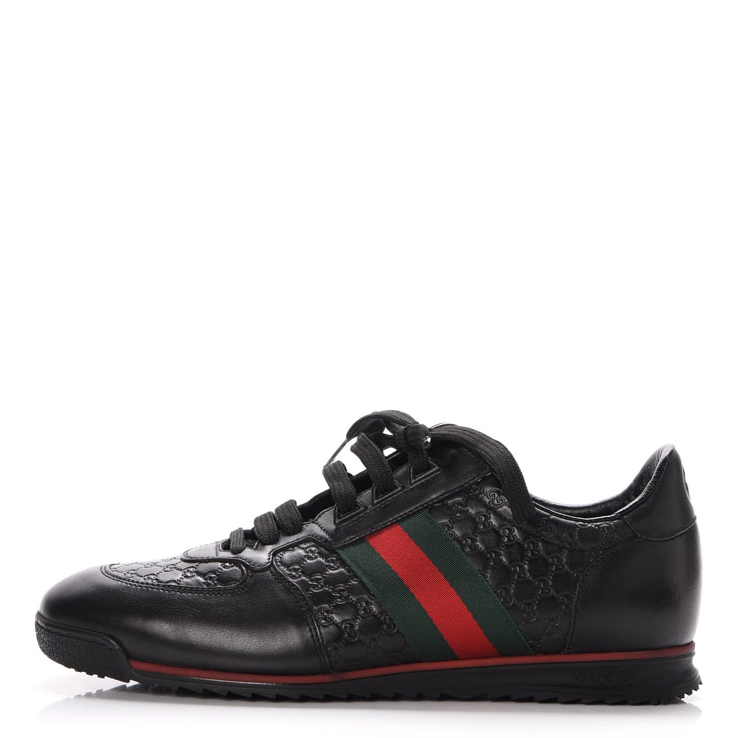 Guccissima Web Sneakers 7.5 Black