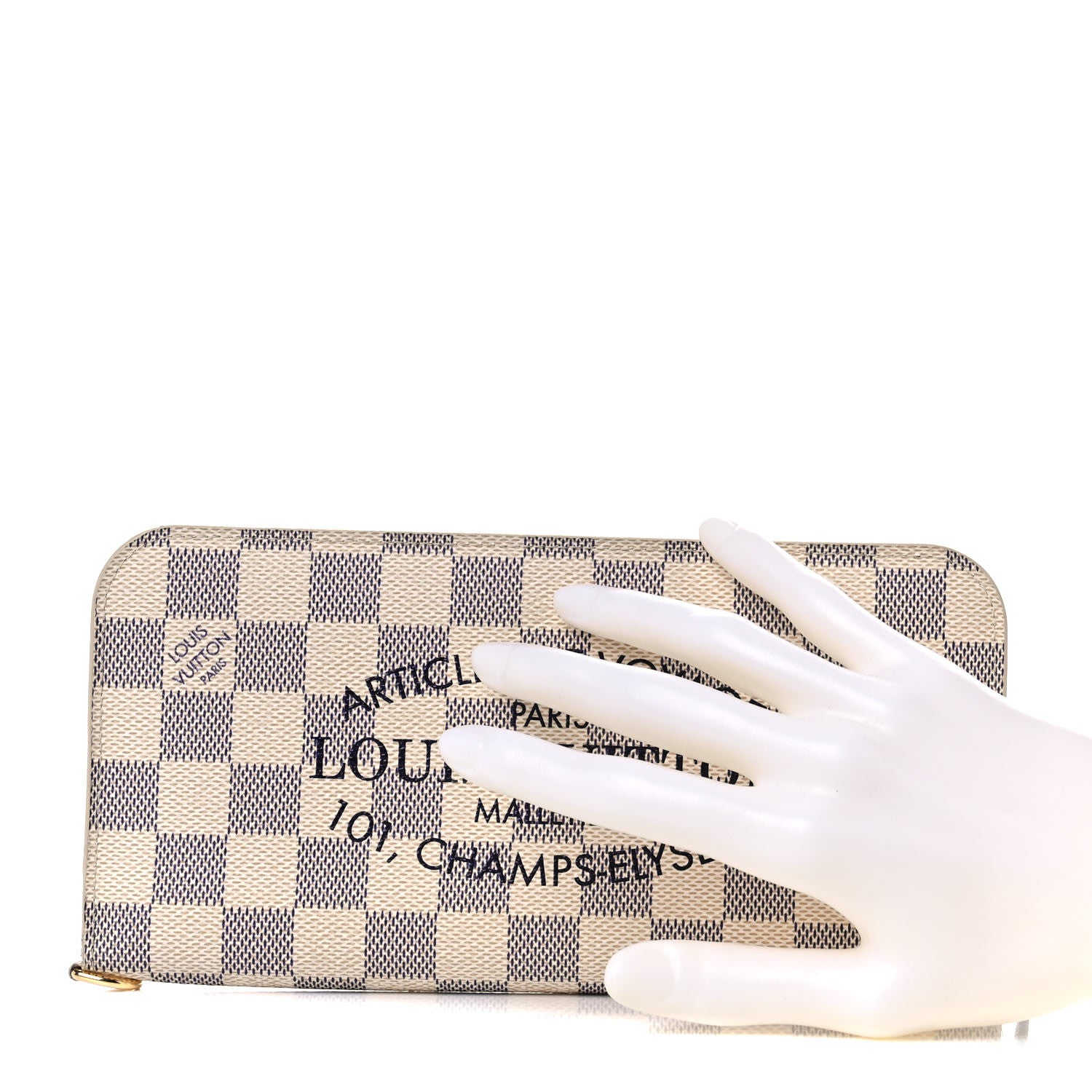 Louis Vuitton Damier Azur Articles de Voyage Insolite Wallet 2 of 18