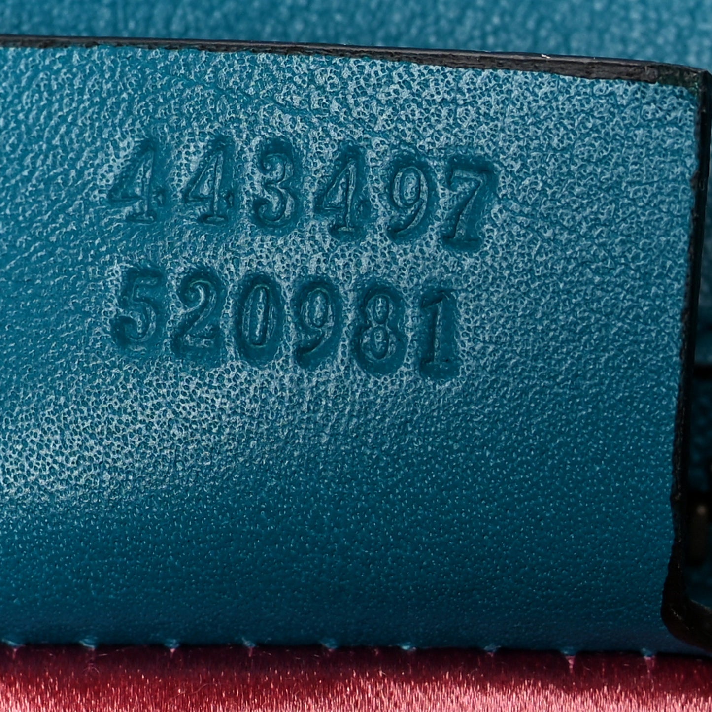 Velvet Matelasse Small GG Marmont Shoulder Bag Pavone Cyan