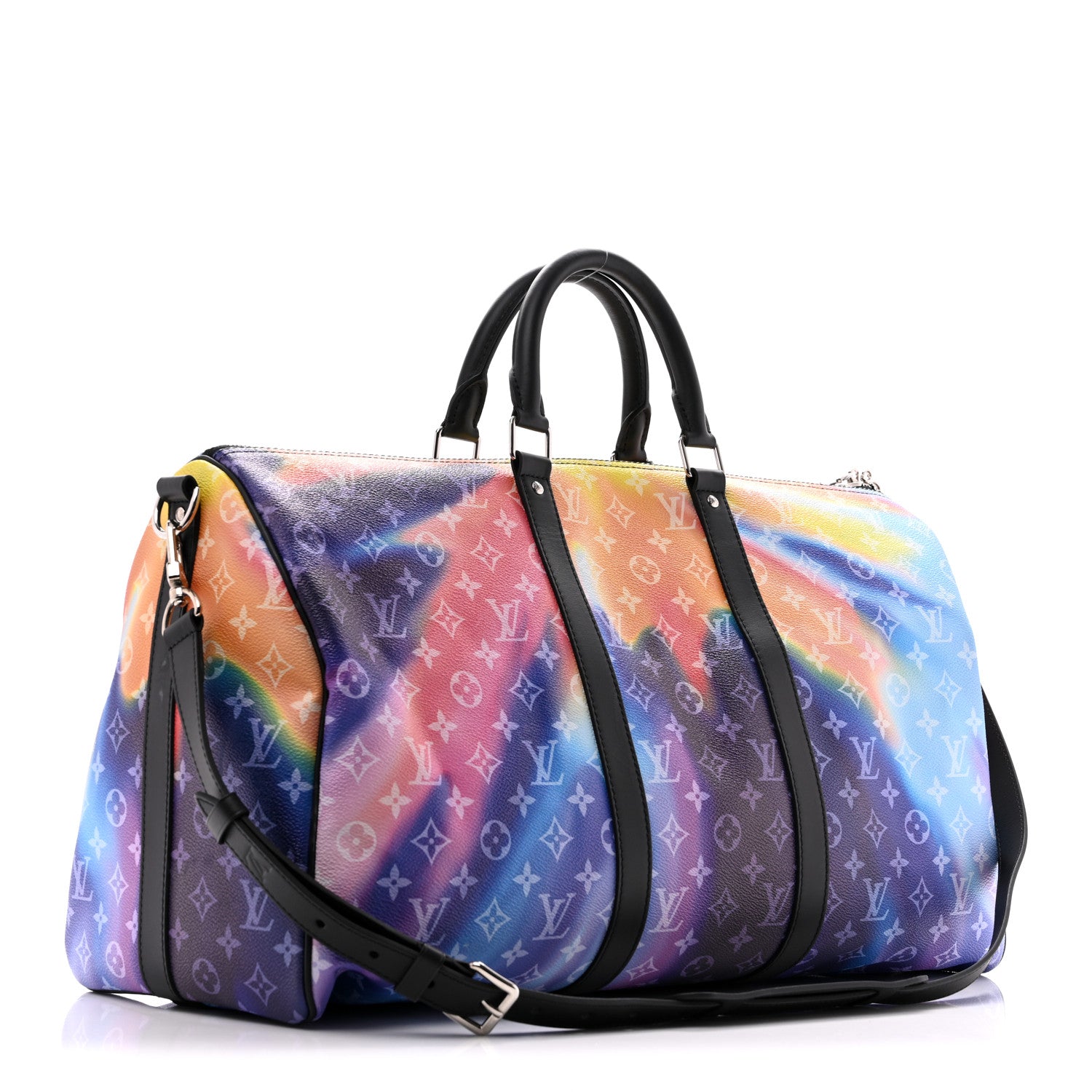 Louis Vuitton Monogram Sunset Keepall Bandouliere 50 Multicolor 2 of 12