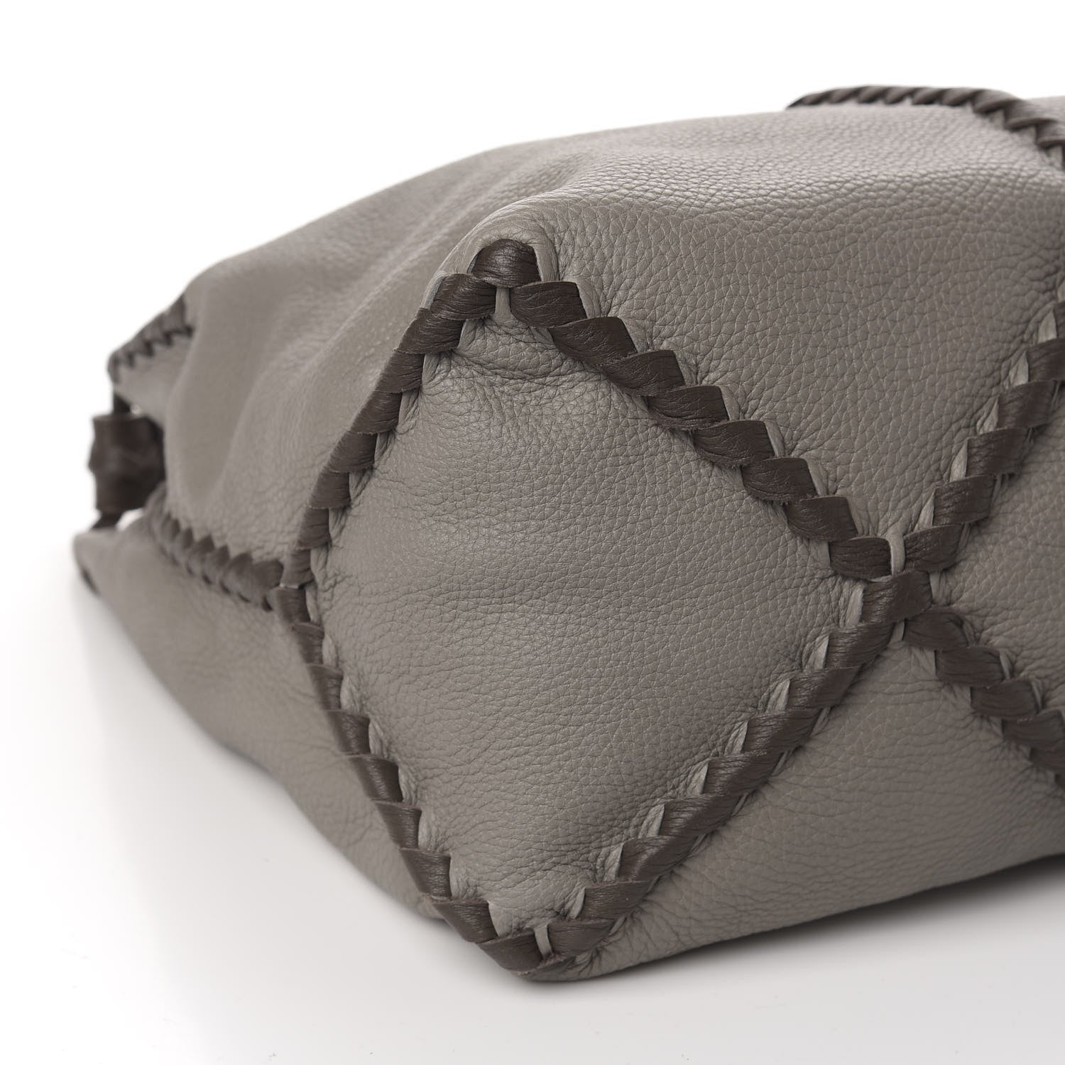 Bottega Veneta Cervo Lavato Deerskin Hobo Dark Cement New Steel 6 of 10