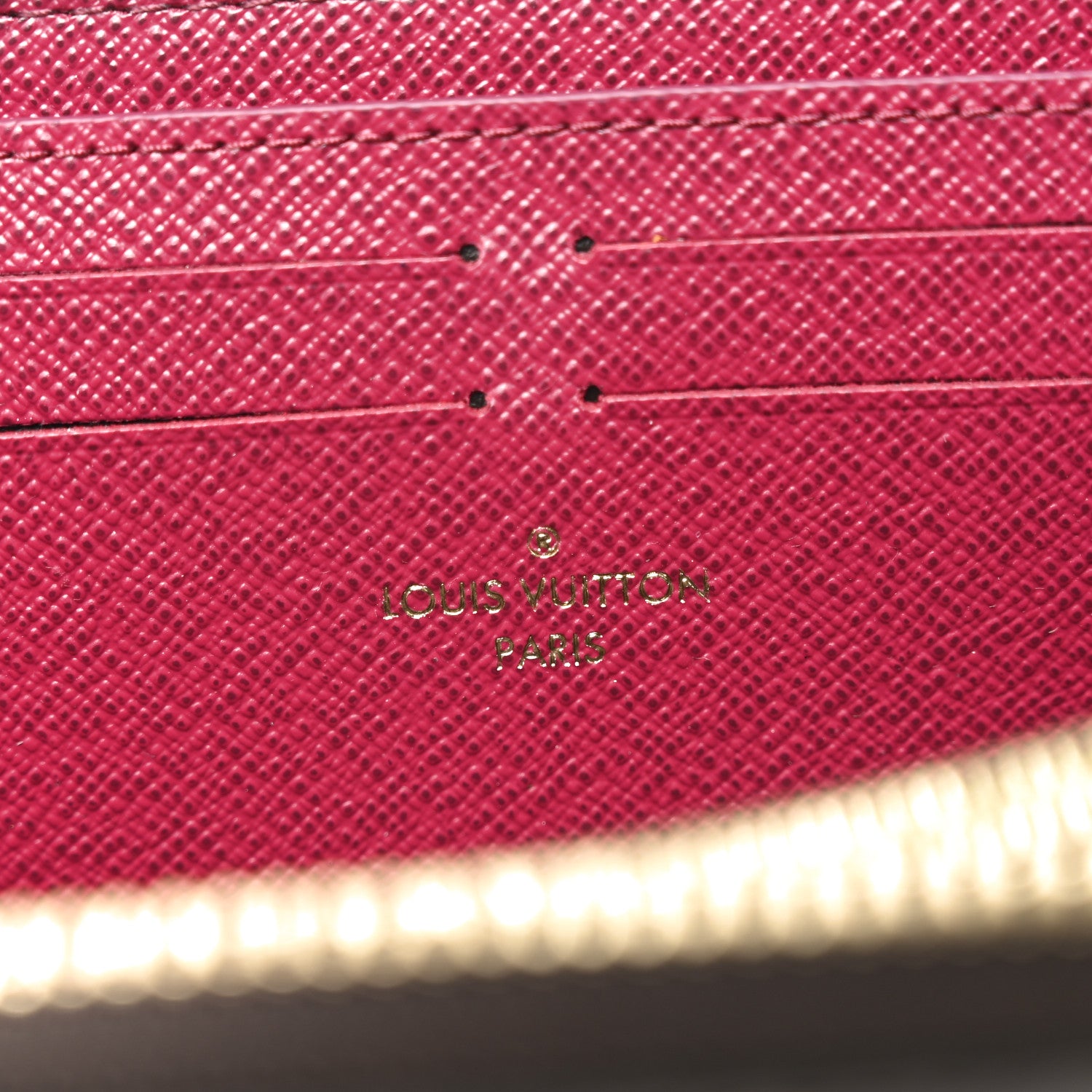 Louis Vuitton Monogram Clemence Wallet Fuchsia 6 of 7