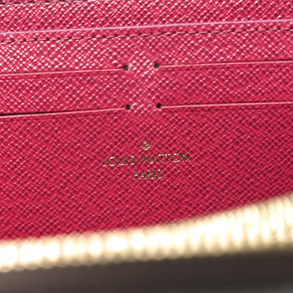 Louis Vuitton Monogram Clemence Wallet Fuchsia 6 of 7