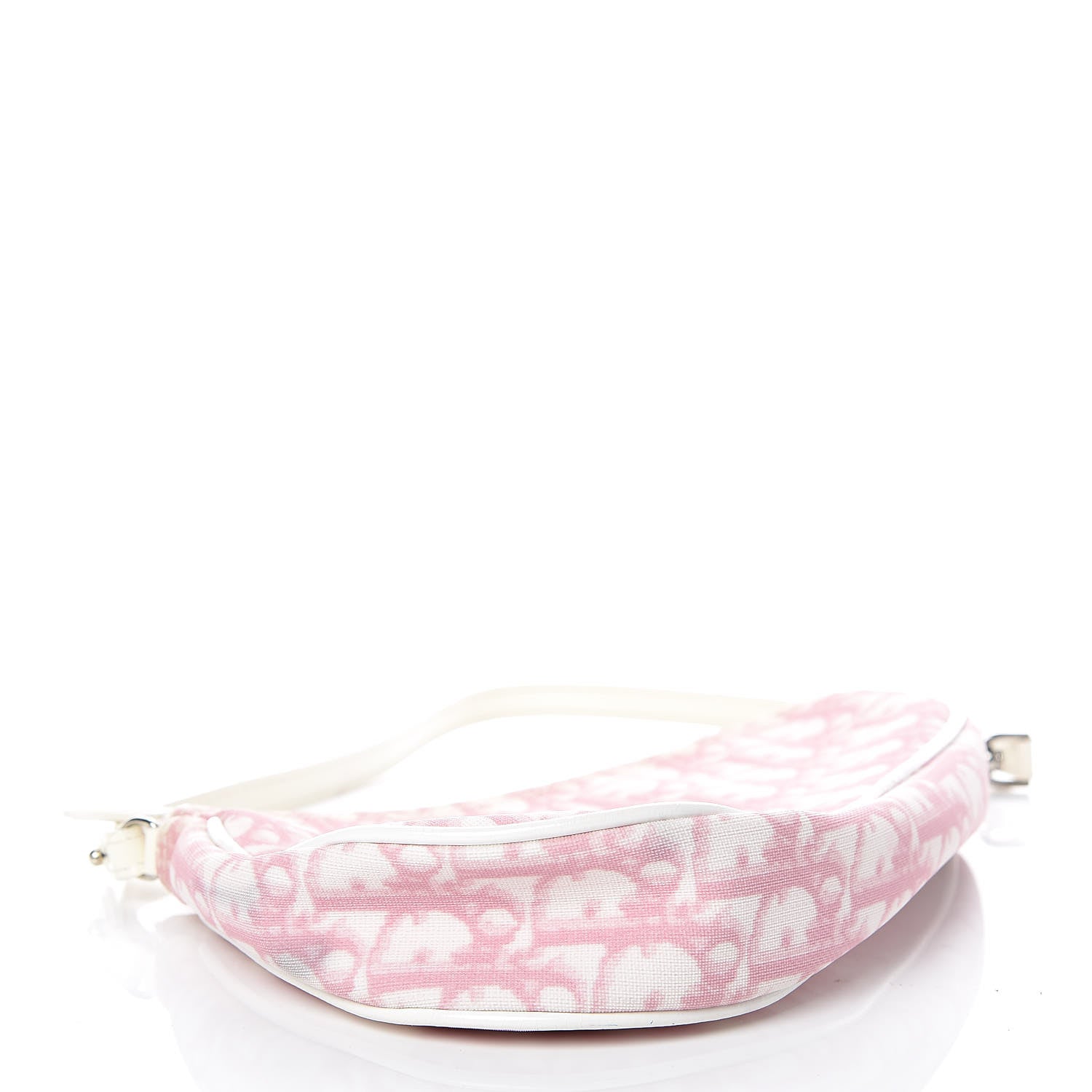 Christian Dior Monogram Mini Saddle Pochette Pink 4 of 17