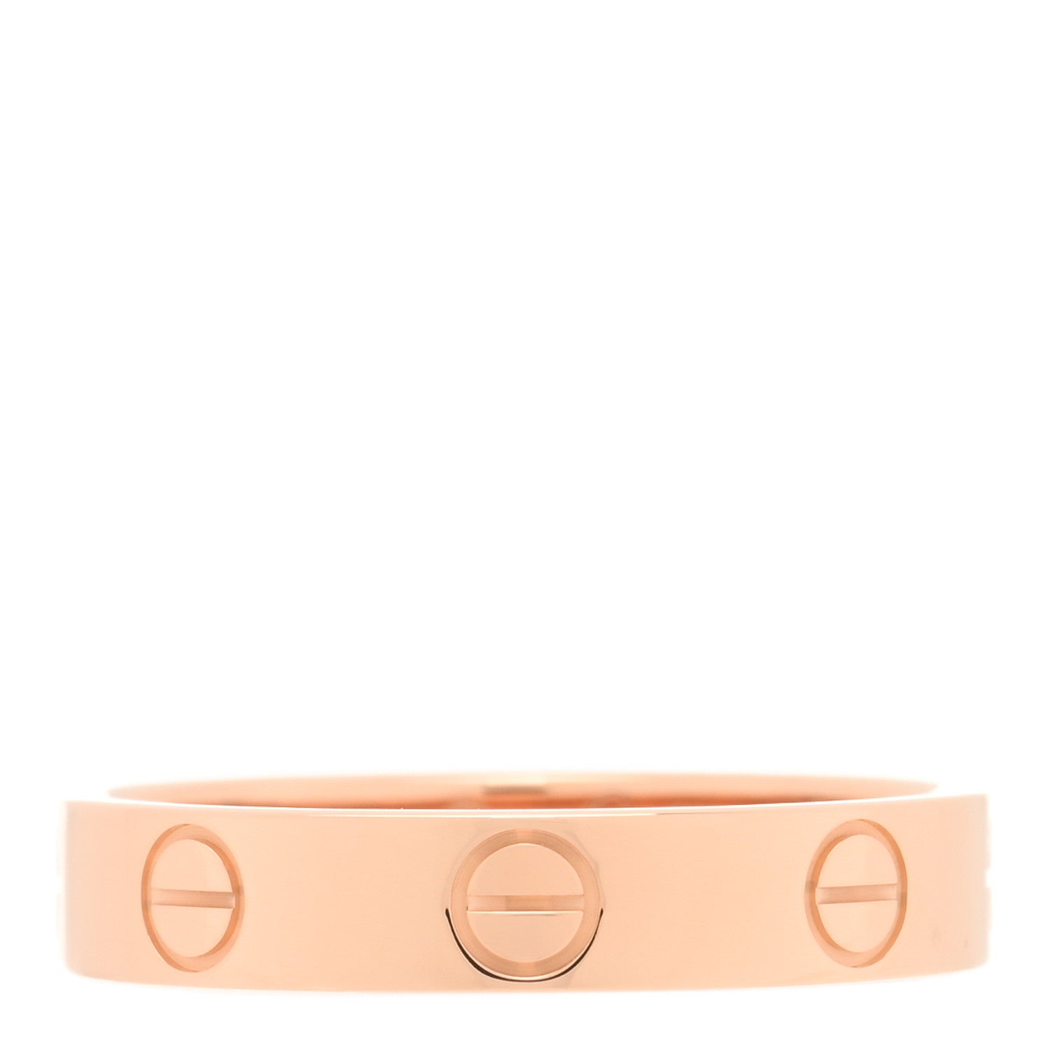 Cartier 18K Pink Gold 3.5mm LOVE Wedding Band Ring 51 5.75 1 of 4