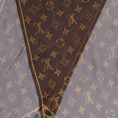 Louis Vuitton Monogram Leopard Silk Scarf 4 of 6