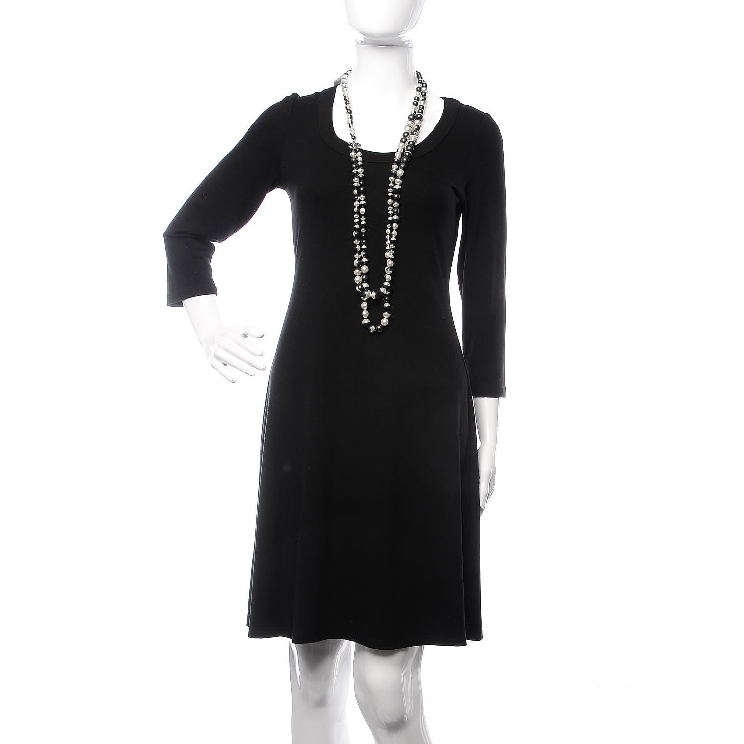 Chanel Pearl CC Long Necklace Grey 2 of 5