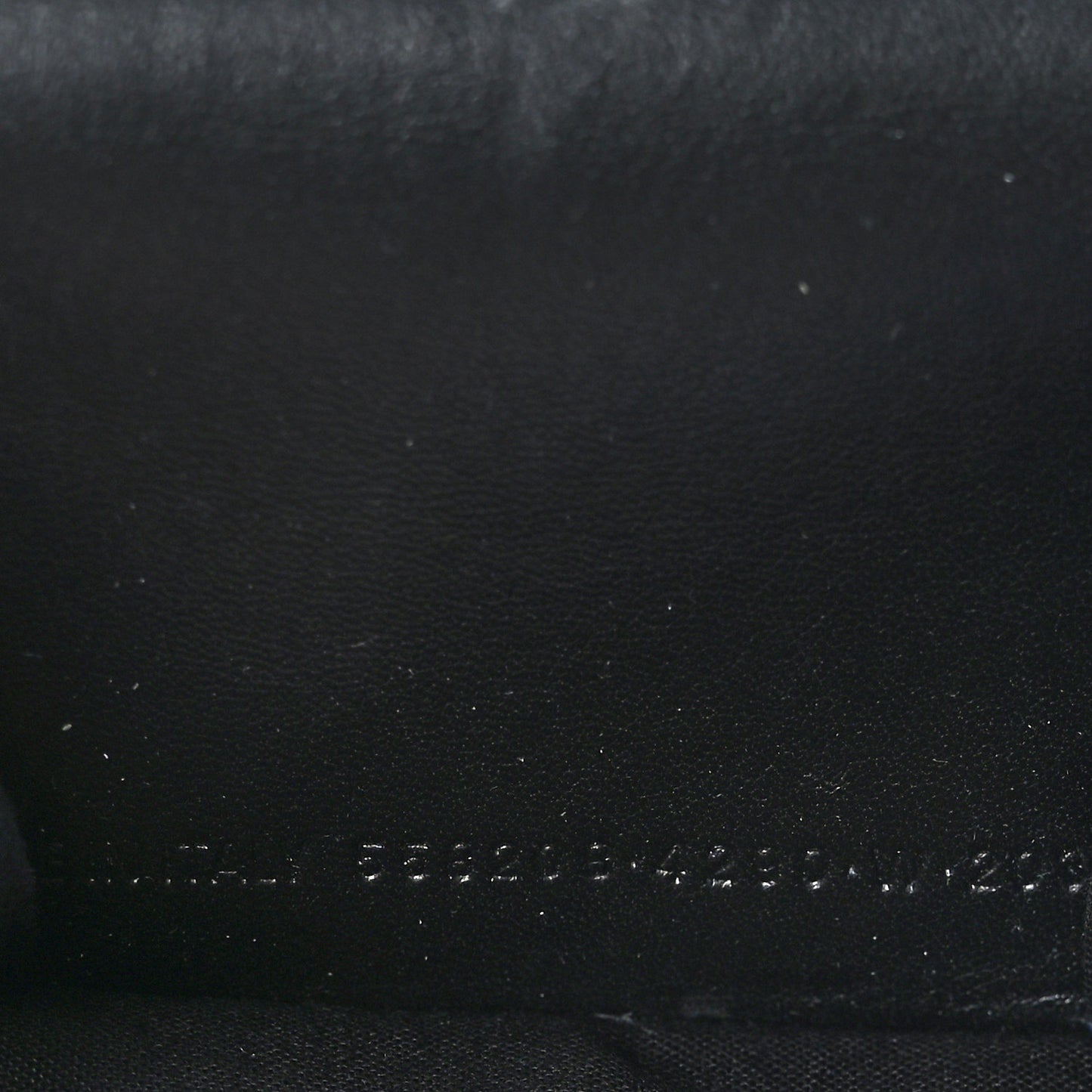 Signature Grained Calfskin Logo Mini Ville Wallet Blue