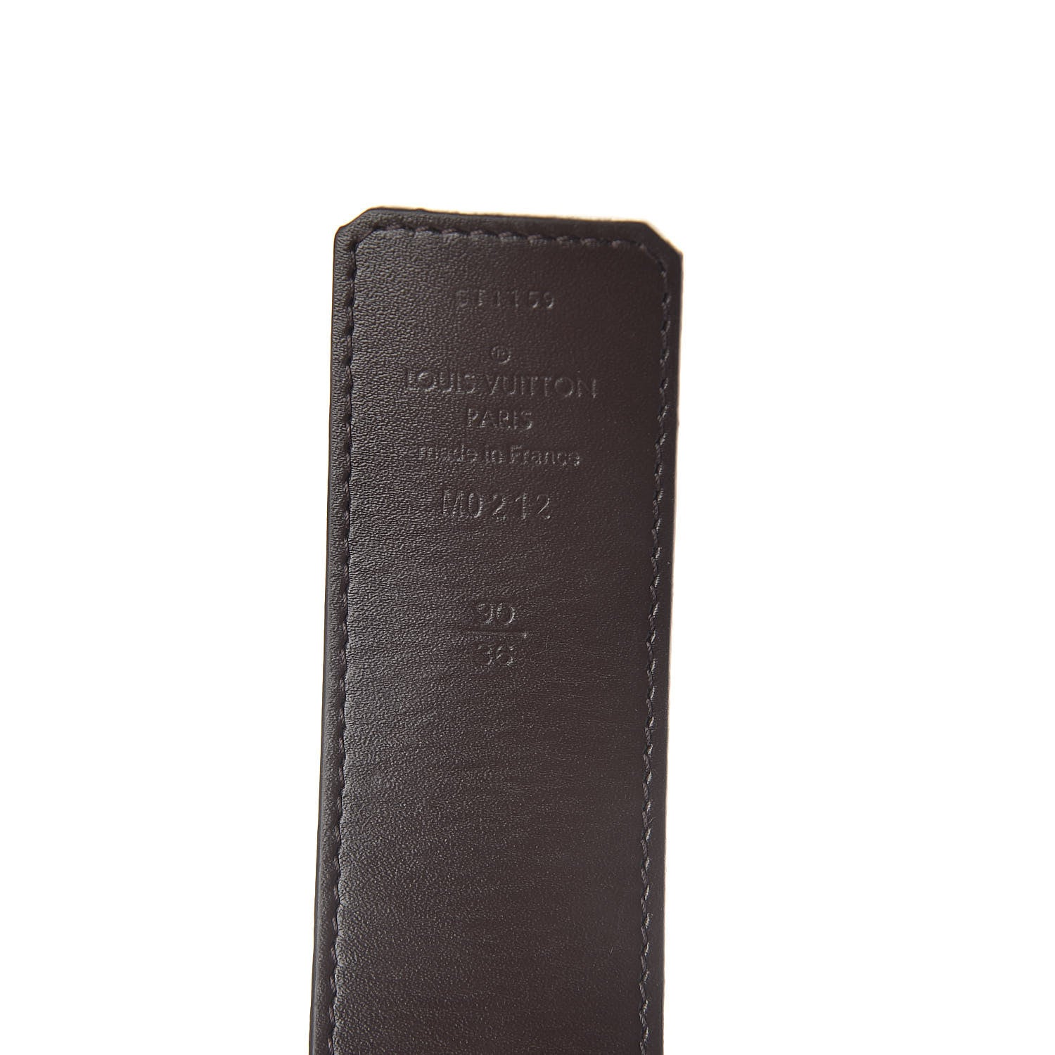 Louis Vuitton Damier Ebene 40mm LV Initiales Belt 90 36 6 of 7