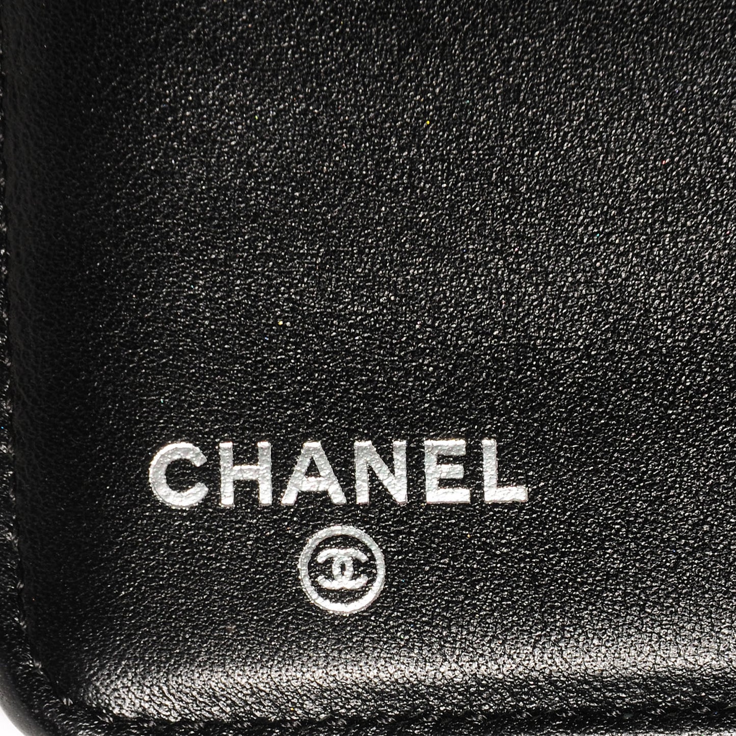 Patent CC Yen Wallet Black White