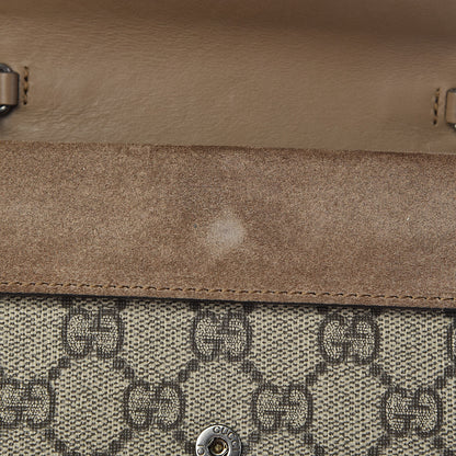 Gucci GG Supreme Monogram Super Mini Dionysus Shoulder Bag Taupe 7 of 11