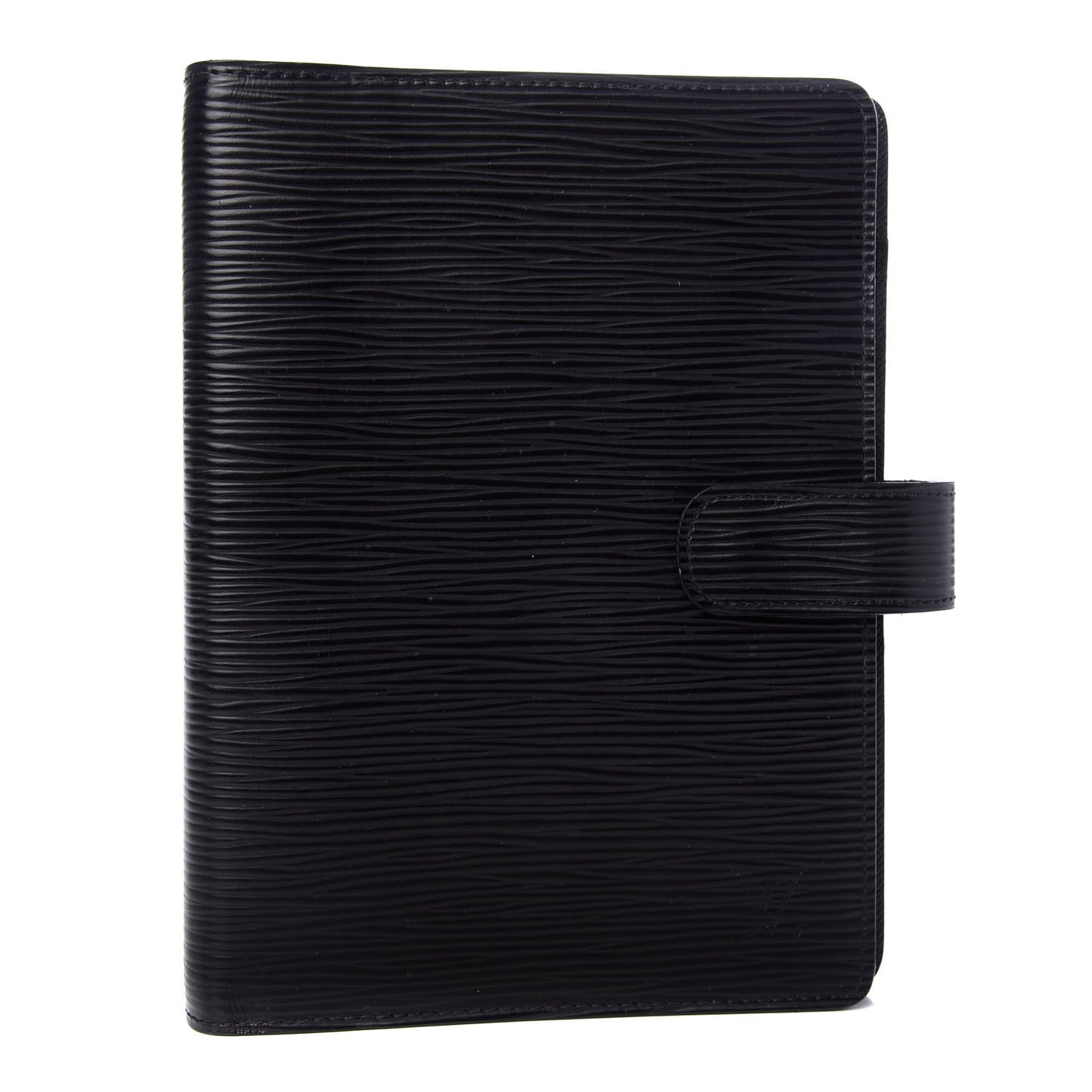 Epi Medium Ring Agenda Cover Black
