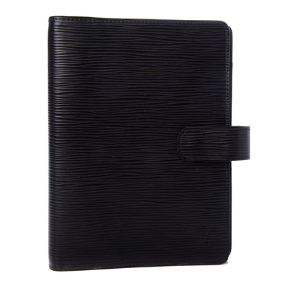 Louis Vuitton Epi Medium Ring Agenda Cover Black 1 of 8