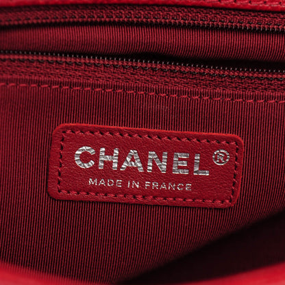 Chanel Caviar Quilted New Medium Boy Flap Dark Red 7 of 8