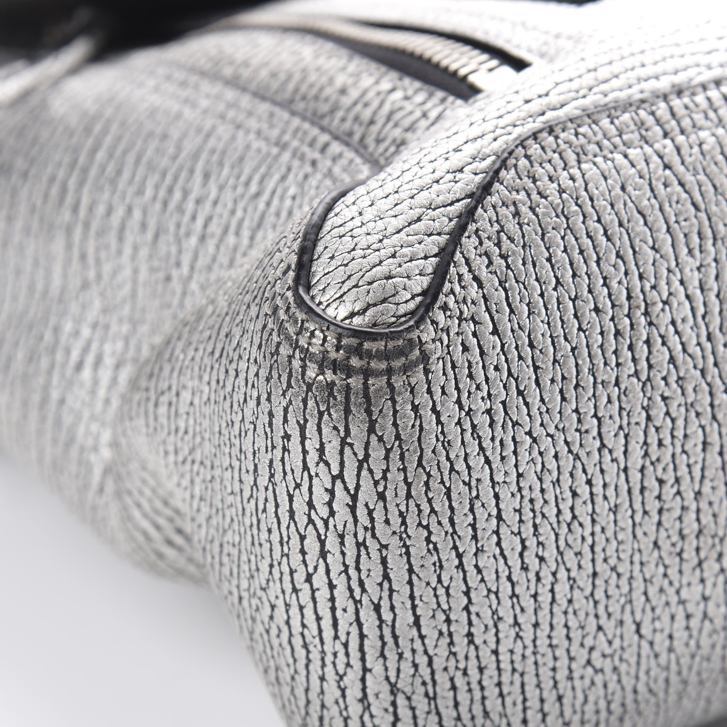 3.1 Phillip Lim 3.1 Textured Calfskin Medium Pashli Satchel Silver 9 of 16