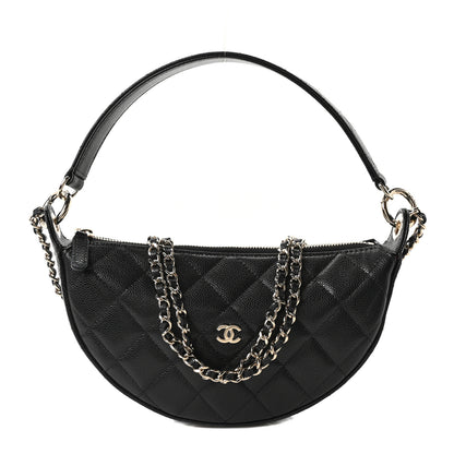 Chanel Caviar Quilted Other Shape With Chain Black 1 of 10