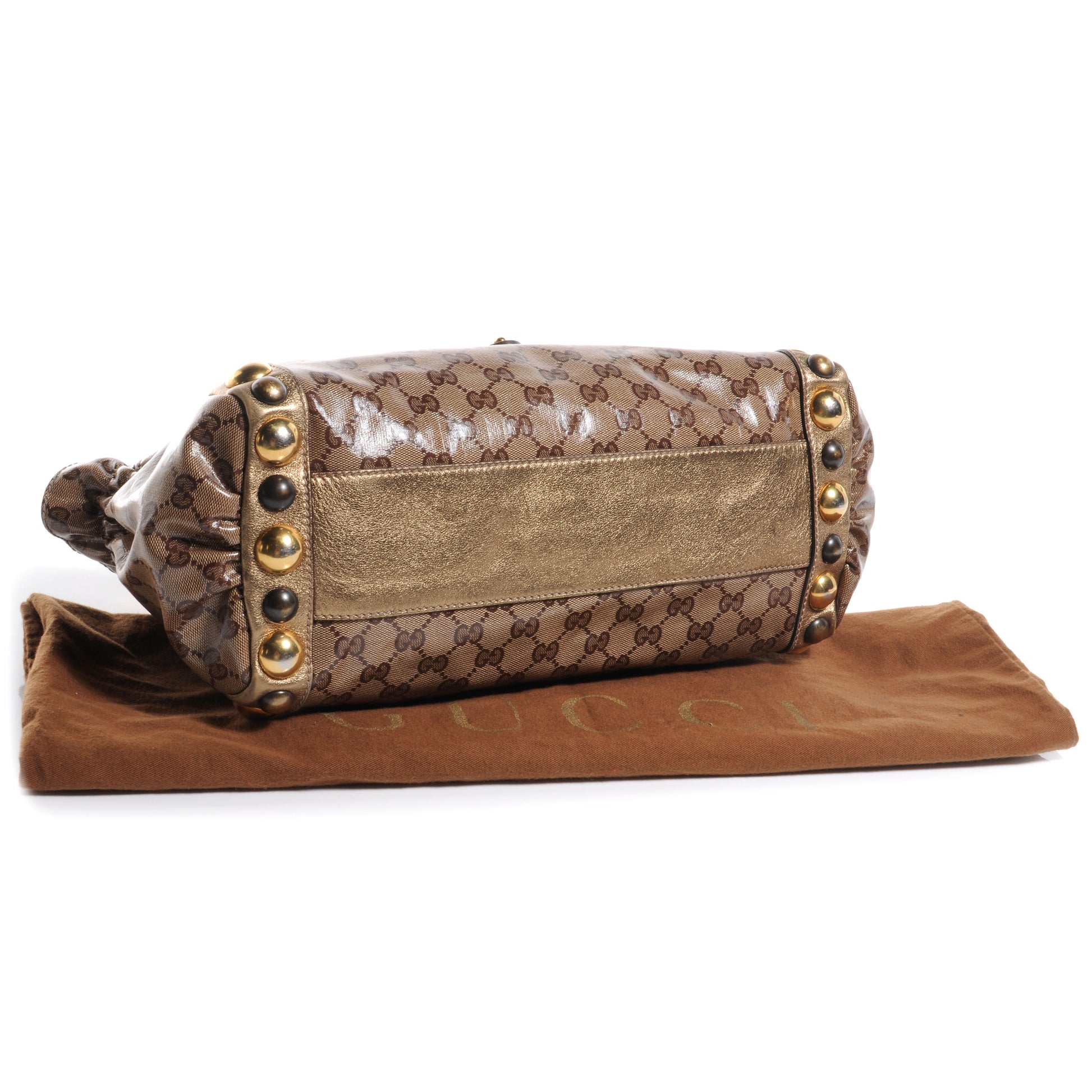 Gucci Crystal Monogram Babouska Tote 4 of 7