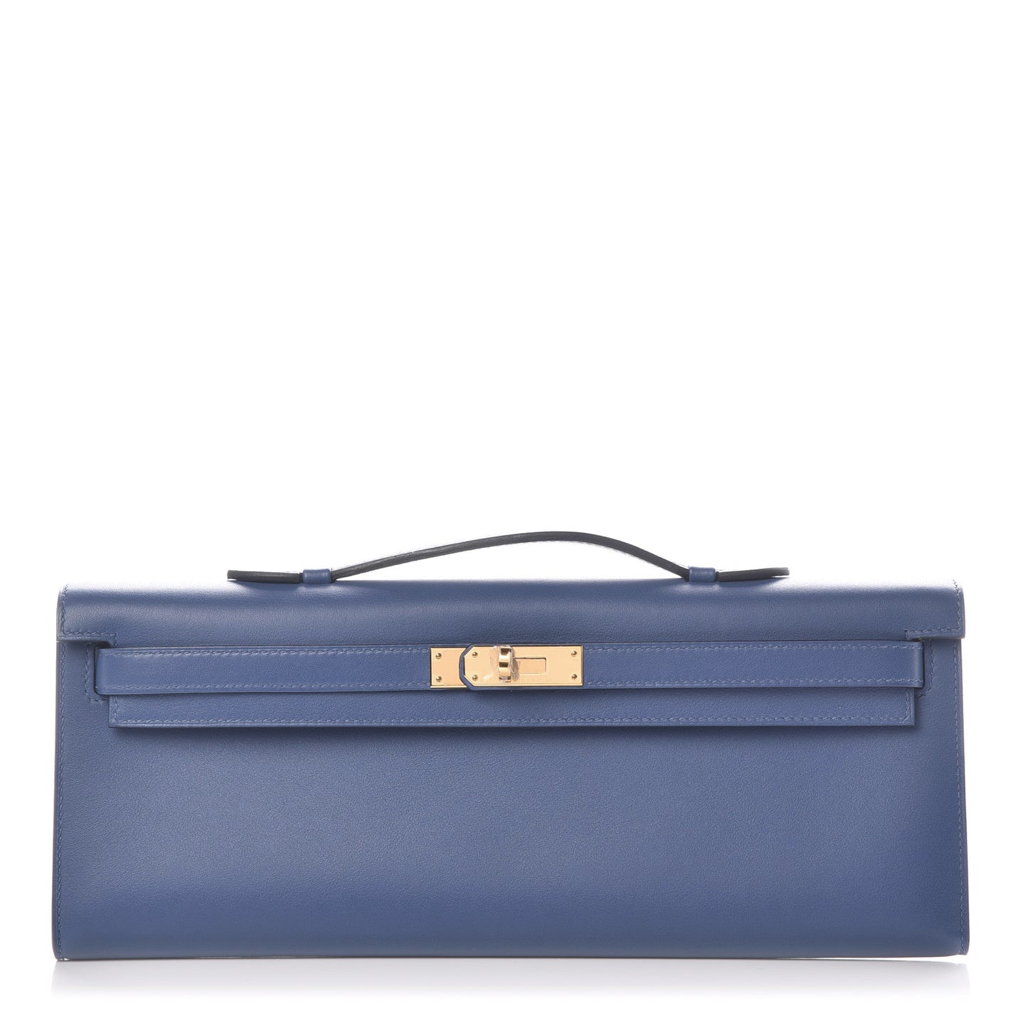 Swift Kelly Cut Clutch Pochette Bleu Agate