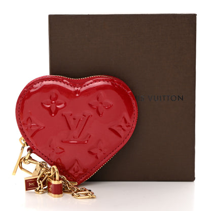 Louis Vuitton Vernis Coeur Heart Coin Purse Pomme D'Amour 7 of 7
