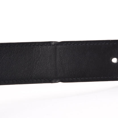Hermes Box Togo 32mm H Belt 80 Black Orange 9 of 9