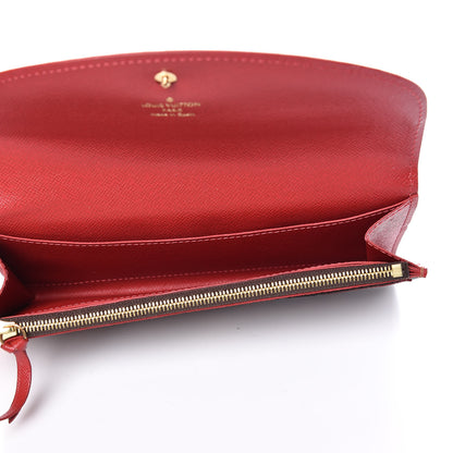Louis Vuitton Damier Ebene Caissa Wallet Cherry 5 of 8