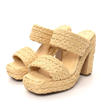 Bottega Veneta Trinity Weave Canalazzo Sandals 39 Maple 3 of 7