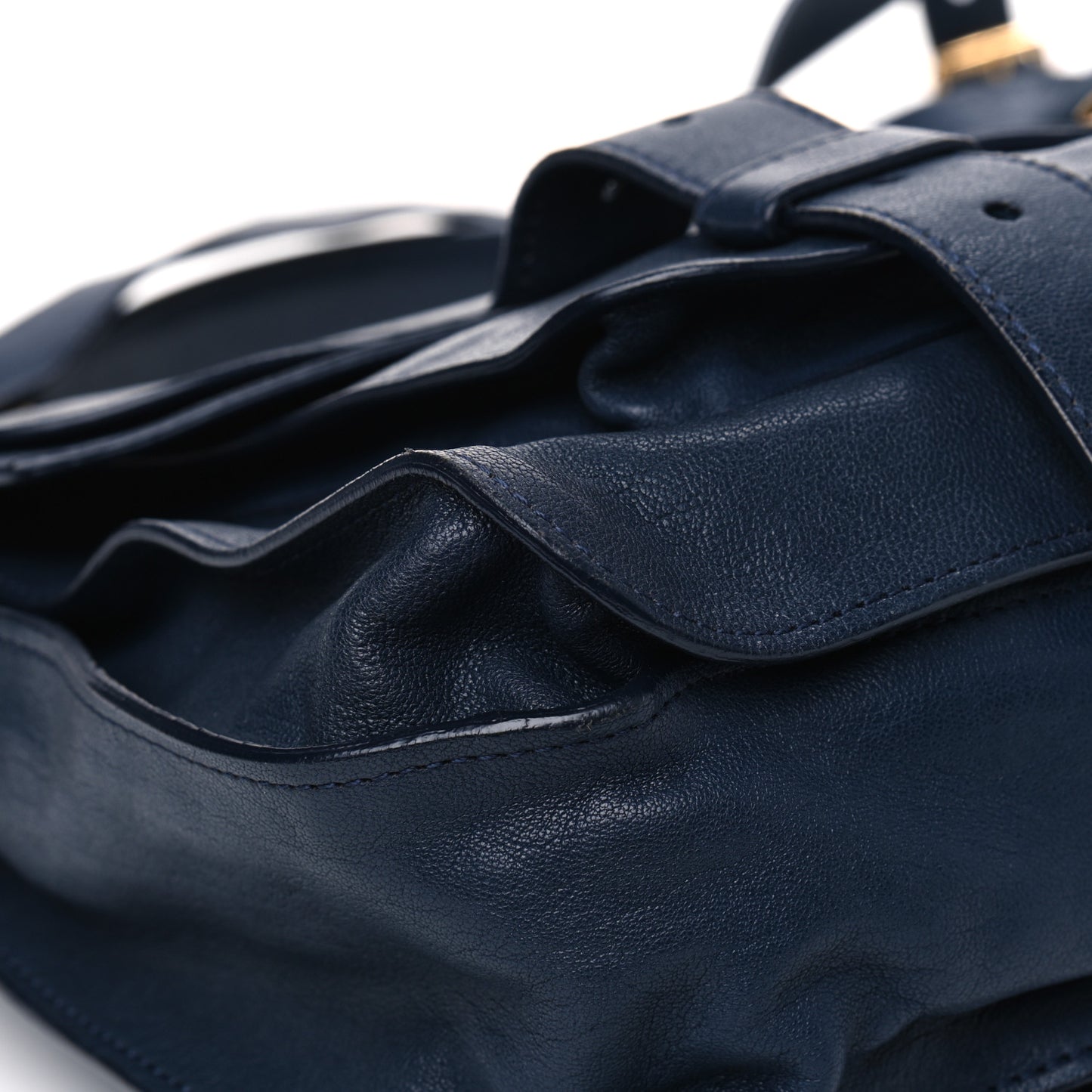 Lambskin Large PS1 Satchel Midnight
